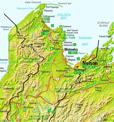 Nelson Area Map 