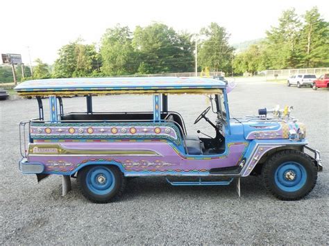 Philippine Jeepney For Sale Light Blue Lavender Bus Ebay Motors Blog