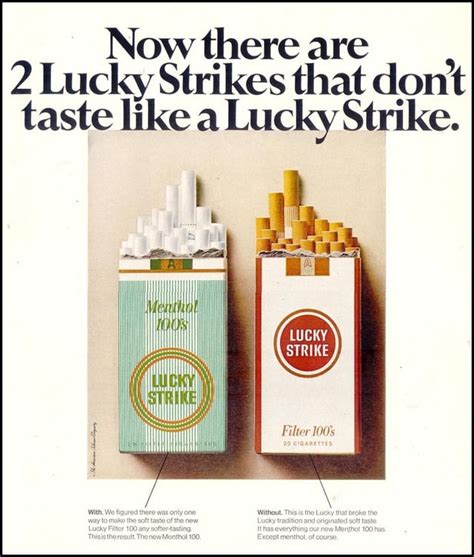 Now There Are 2 Lucky Strikes That Dont Taste Like A Lucky Strike