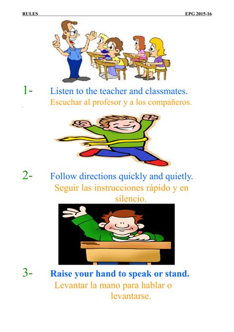 1 Listen To The Teacher And Classmates 2