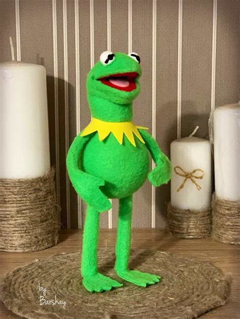 Kermit The Frog From Muppet Show Sesame Street Cute Creature Etsy