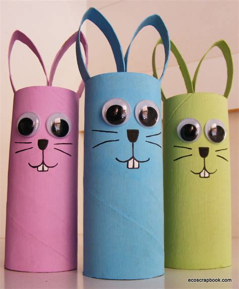 Preschool Crafts For Kids Easter Bunny Toilet Roll Craft