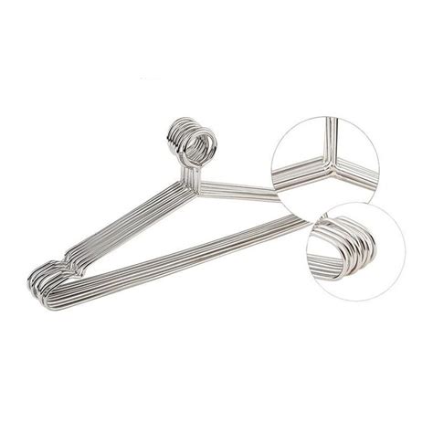 2020 Stainless Steel Clothes Hanger Anti Theft Metal Clothing Hanger