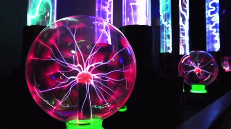 Plasma Lamp High Voltage Arc At Coil Of Tesla Abstract Concept Of