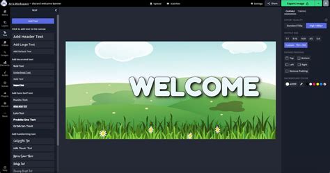 How To Make A Discord Welcome Banner