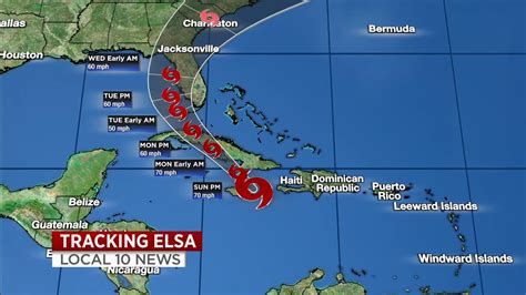 Tropical Storm Elsa Continues Path To Florida Keys Youtube