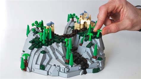 Timelapse Cliff Castle Lego Moc Micro Build 2 Hour Rebellug Challenge
