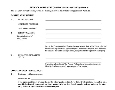 A section 8 notice of seeking possession), or. TENANCY Part 3: the agreement | MAP Magazine