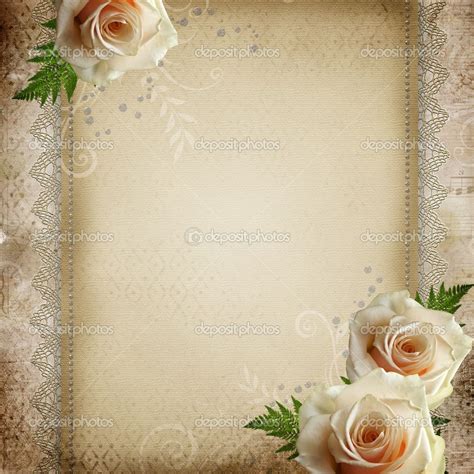 Vintage Beautiful Wedding Background Stock Photo April Stock Photo