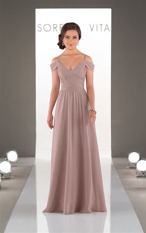 Women of the victorian era wore them as a sign of class. Bridesmaid Gowns | Romantic Off-the-Shoulder Gown ...