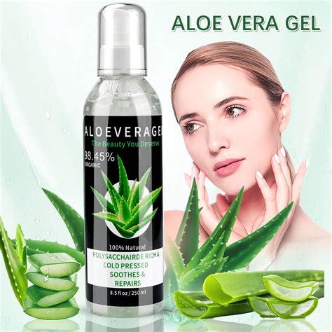 Aloe Vera Gel Lotion For Face And Dry Skin Aloe Vera Gel Moisturizing