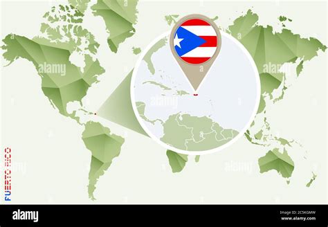 Infografía De Puerto Rico Mapa Detallado De Puerto Rico Con Bandera