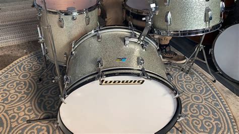 1970s Ludwig Silver Sparkle Drum Kit Youtube