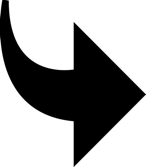 Free Black Curved Arrow Png Download Free Black Curved Arrow Png Png