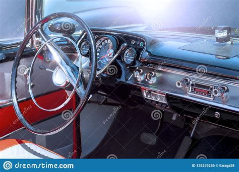 Interior Of A Classic Car Stock Photo Image Of Close 138239286