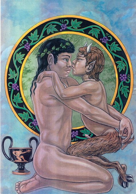 Rule 34 Ampelos Dionysus Fictional Interracial Gay God Greek Mythology Male Malemale Male On