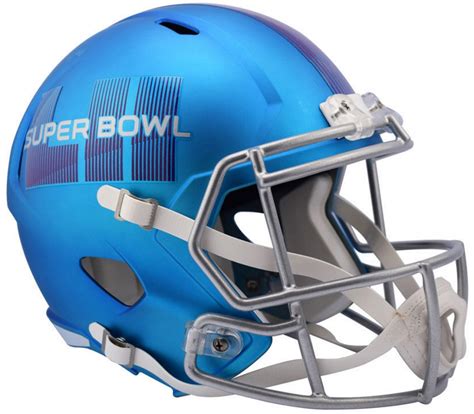 Riddell Full Size Nfl Super Bowl 52 Replica Speed Helmet Eagles Vs