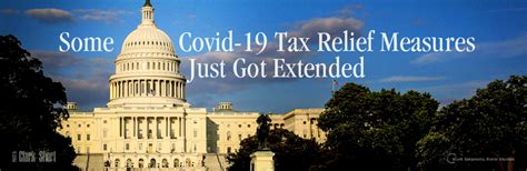 Update Covid 19 Tax Relief Measures After The New Law Morris Dangelo