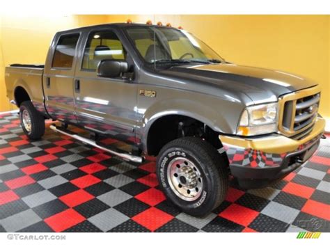 2003 Dark Shadow Grey Metallic Ford F350 Super Duty Xlt Crew Cab 4x4