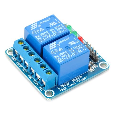2 Channel 5v High Level Trigger Relay Module For Arduinorn Rn