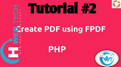 How To Merge Cells In Pdf Php Fpdf Tutorial 2 Youtube