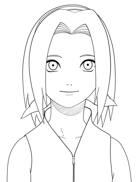Naruto Sakura Lineart By Jane In The Box Naruto Sketch Drawing Naruto