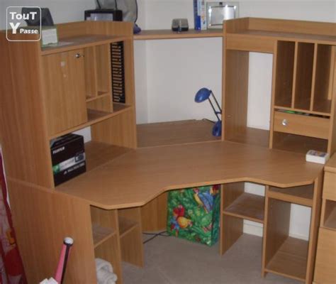 Un bureau adapaté à vos besoins. Bureau d'angle plaqué Hêtre Chatou 78400
