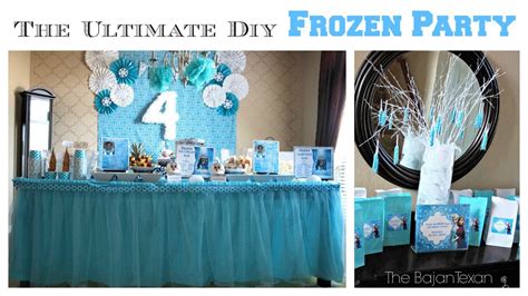 The Ultimate Diy Frozen Party Youtube