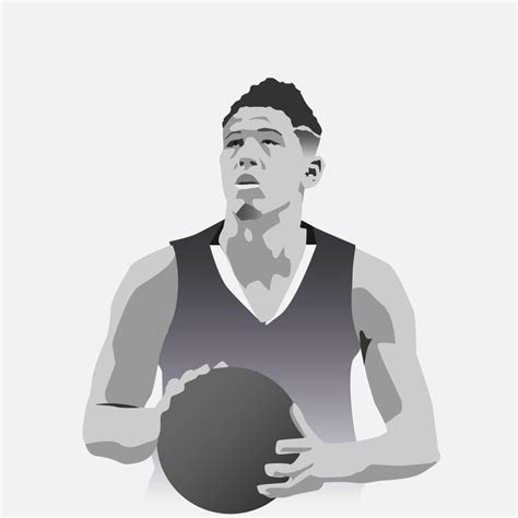 Devin Booker Devin Booker Drawing Illustrations Drawings