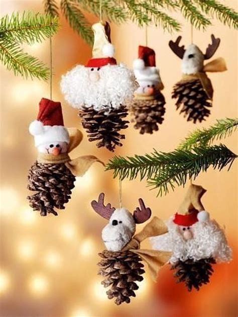 20 Pine Cone Crafts For Christmas Kiddonames