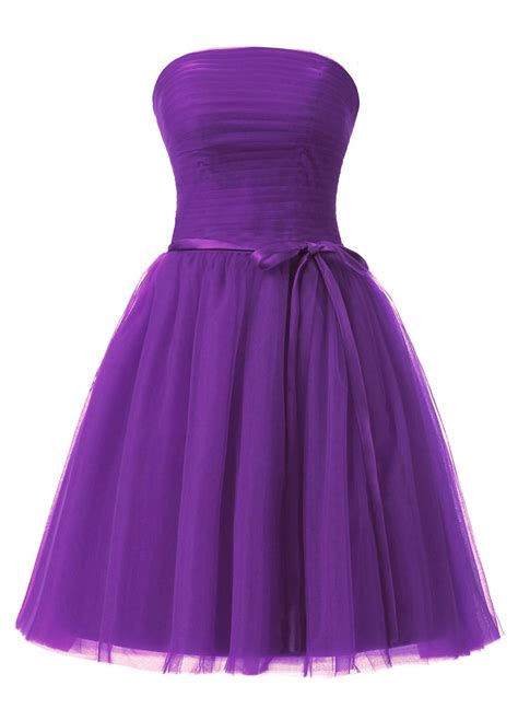 Vantexi Womens Tulle Short Formal Evening Gown Homecoming Dresses
