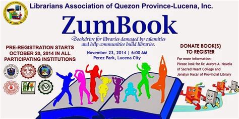 Plai Southern Tagalog Region Librarians Council Zumbook Bookdrive
