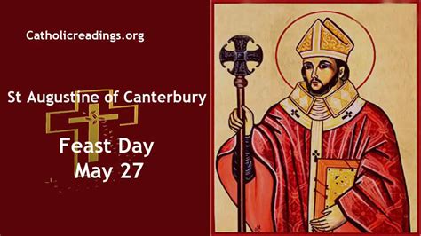 St Augustine Of Canterbury Feast Day May 27 2023 Catholic Saint