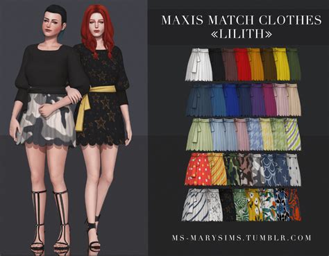Sims 4 Maxis Match Clothes Cc Folder