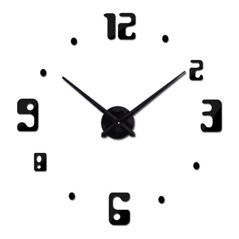New Diy Wall Clock Acrylic Clocks Quartz Watch Reloj De Pared Living Room Modern 3d Mirror