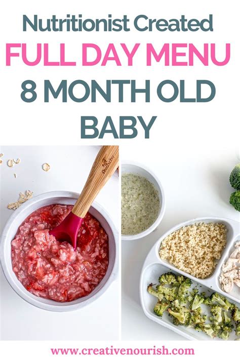 Maybe you would like to learn more about one of these? 8 Month Old Meal Plan - Nutritionist Approved | Creative ...