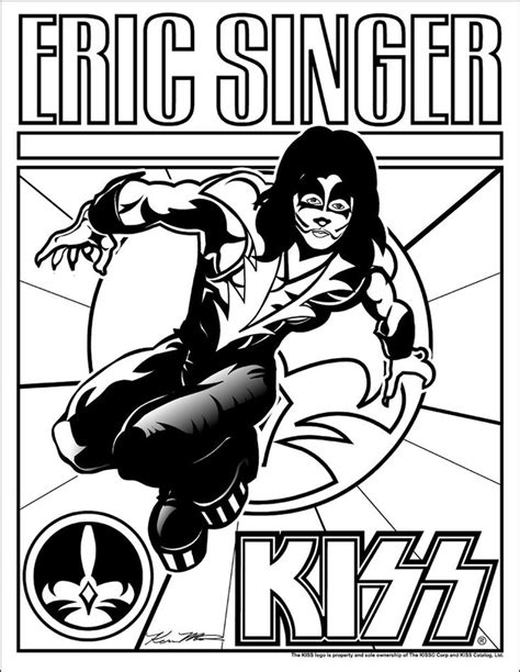 Cool rock band coloring pages kiss co arilitv com printable 9693. 8 best Coloring Book: Kiss images on Pinterest | Coloring ...