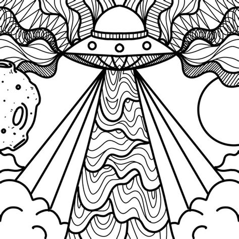 Printable Trippy Pages For Adults Coloring Pages