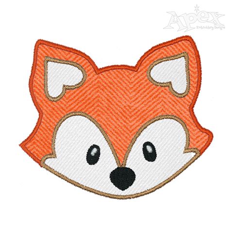 Little Fox Embroidery Design Apex Embroidery Designs Monogram Fonts