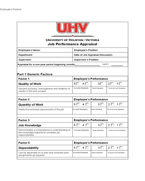 2022 Job Performance Evaluation Form Fillable Printable Pdf And Forms