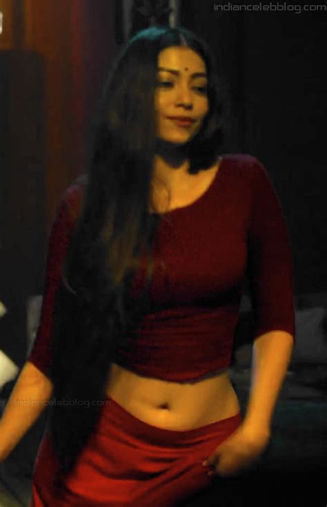 Anangsha Biswas Mirzapur Web Series Actress Hot Saree Navel Pics Hd Caps
