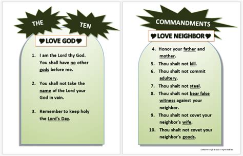 10 Commandment Game Cup Knock Down Catechism Angel Free Resources
