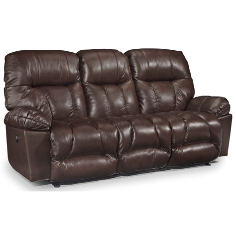 Best Home Furnishings Retreat Casual Reclining Space Saver Sofa