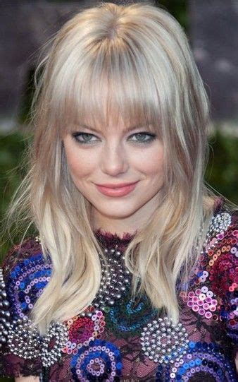 Fabulous Straight Blunt Bangs Hairstyles Pretty Designs Long Hair