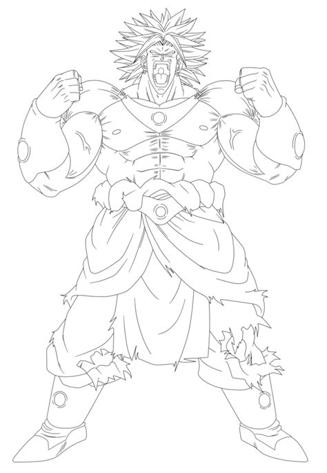 Dbz Broly Coloring Pages Printable Coloring Pages