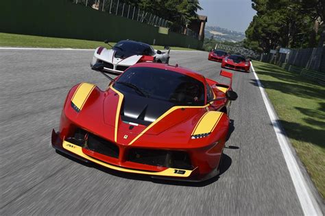 Four Ferrari Laferrari Fxx Ks Ripping Up Imola Is Heaven