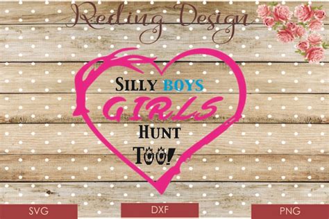 girls hunt too svg dxf png digital cut files