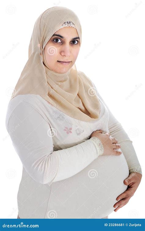 Muslim Arabic Pregnant Woman Stock Image Image 23286681