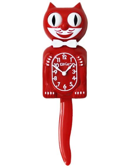 Scarlet Kit Cat Klock Limited Edition Time Square Clock Shop