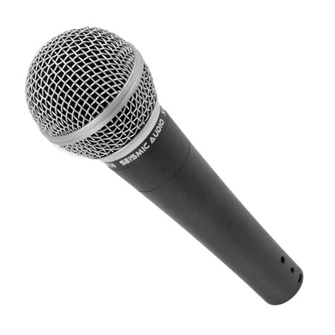 Dynamic Microphone | Microphone for Vocals| Carrying Case and Mic Clip | Seismic Audio
